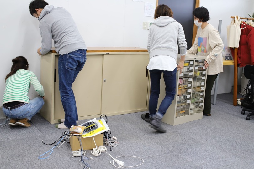KURASHIKI lab.の大掃除の様子
